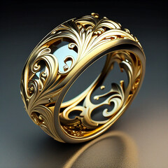 gold ring jewelry
