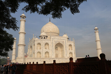Fototapeta na wymiar Taj Mahal - Agra, India, Asia