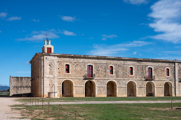Fototapeta premium Detail of the perfectly preserved defensive castle of San Fernando