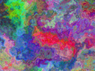 Obraz na płótnie Canvas Colorful splashes, geometries, clouds, fluid geometries, sky shapes, abstract background