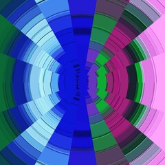 Fototapeta premium Colorful chart, circles, rainbow colors, abstract background