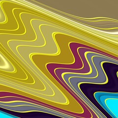 Colorful lines, fluid shapes, waves, rainbow colors, abstract background