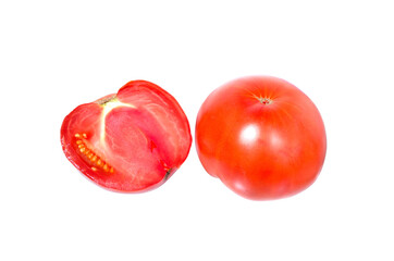 tomato isolated on white