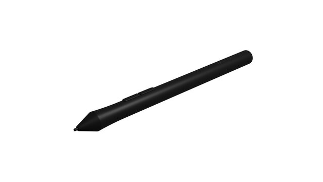 WACOM pen ON WHITE, 3d rendering of graphic pen PNG transparent