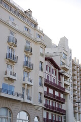 Architecture in the city of Biarritz, France