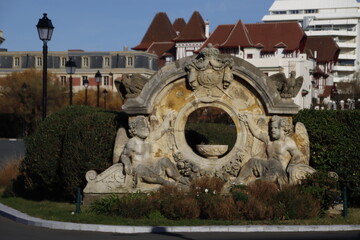 Architecture in the city of Biarritz, France