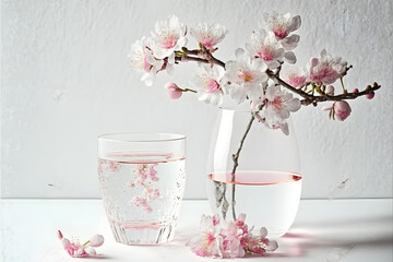 blossom in cup