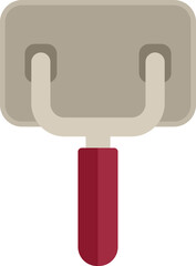 Box breaker icon flat vector. Fuse panel. Home power isolated