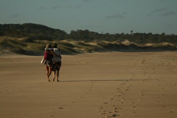 Amigas en la playa