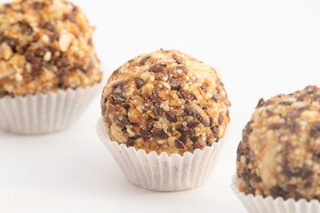 Flaxseed And Sesame Ladoo Also Known As Alsi Til Badam Ladddu Or Ellu Unde Magic Laddoo Is Winter Special Immunity Boosting Sweet Balls Made Of Gur Or Gud In Ghee. Enjoyed On Makar Sankranti and Lohri