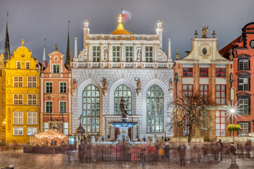 Fototapeta na wymiar Old Town of Gdańsk, Poland. 
