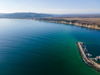 Fototapeta na wymiar Black sea Coastline near Saint Athanasius cape, Bulgaria