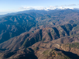 Aerial view of Pirin Mountain near Orelyak peak, Bulgaria