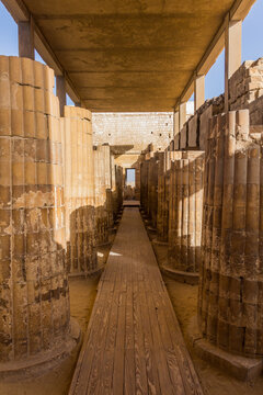 Djoser (Zoser) Hypostyle Hall In Saqqara, Egypt