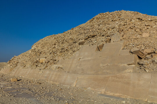 Pyramid Of Unas In Saqqara, Egypt