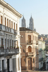 Obraz premium Streets of the old town of Quito, Ecuador