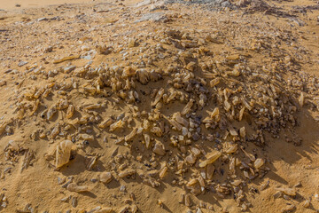 Quartz at the Crystal Mountain in the Western Desert, Egypt