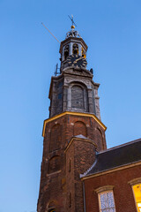 Fototapeta na wymiar The Munttoren in Amsterdam, the Netherlands