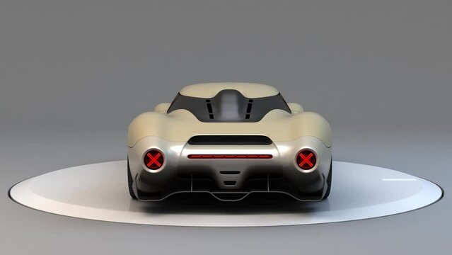 Hypercar 3D design