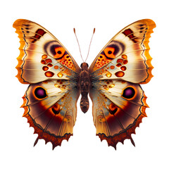 fantasy butterfly overlay, transparent background, generated image
