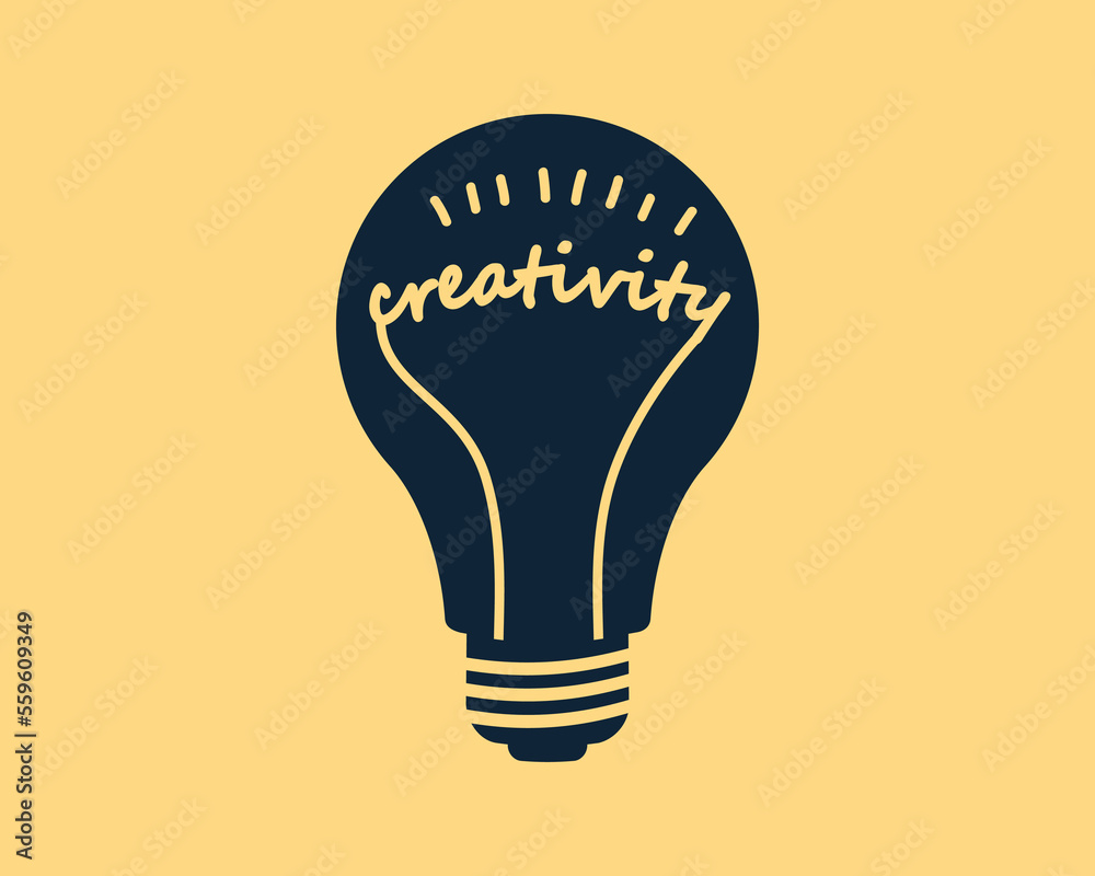 Poster light bulb symbol. idea, quick tips concept.