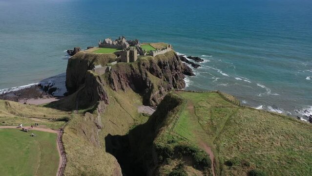 Ruins of Dunnottar castle, Stonehaven, scotland