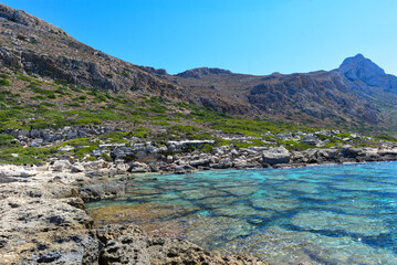Fototapeta na wymiar Bucht von Balos in Kreta, Griechenland