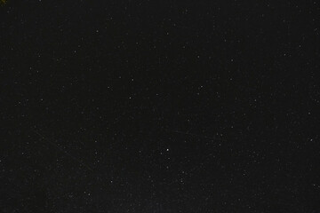 Photographie des étoiles d'une nuit d'août. 