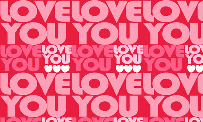 gift paper for valentine's day. Seamless patern. Love pattern. Background, abstraction, letters, inscription love.