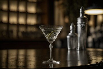 Martini Cocktail, Martini, Cocktail, Drink, Generative AI