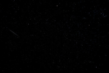 cloudless night sky Clear skies with starlight and noise, observing the night sky.