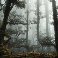 Dark Scary Forest