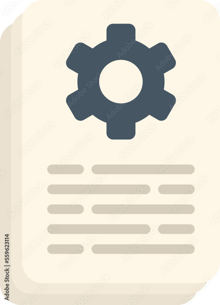 Poster redesign paper icon flat vector. web ui. build project isolated