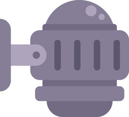 Pool water detector icon flat vector. Cleaning beach. Summer repair isolated