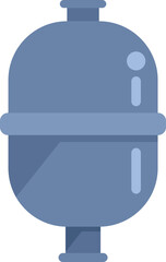 Tank filter icon flat vector. Beach pool. Summer vacation isolated