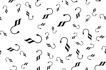 Symbol seamless pattern. Pattern for branding and textile products. Flat illustration EPS 10.