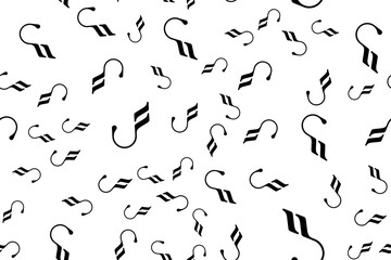 Symbol seamless pattern. Pattern for branding and textile products. Flat illustration EPS 10.