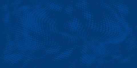 blue wave point design with dark blue