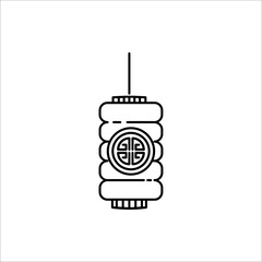 Chinese Latern Vector Graphic Icon for Chinese New Year.