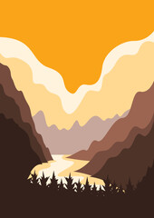 Fototapeta premium Landscape Background 9