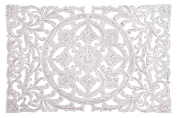 Decorative ornamental wooden pattern