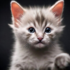 Portrait von einer süssen Babykatze