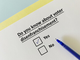Questionnaire about social issues