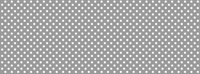 Seamless Large Texture of polka white dot pattern on grey abstract background with fades. Suitable for textile, packaging, postcards, Wallpapers, banners. Colorful gifts material, website, design
