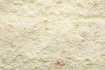 Texture of thin Armenian lavash as background, top view