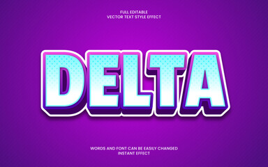 Delta Text Effect