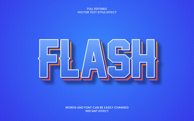 Flash Text Effect