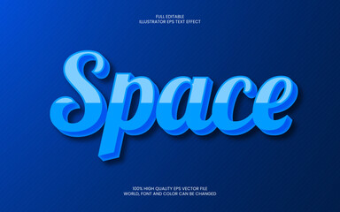 Space Text Effect