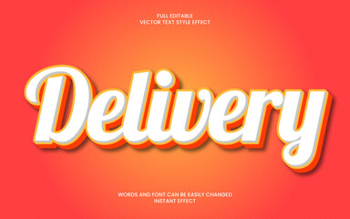 Deliver Text Effect
