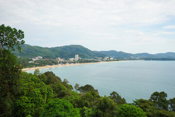 Fototapeta na wymiar view on Karon beach of Phuket island